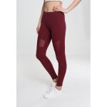 Legging - urban classics - legging tech mesh - bordeaux (rouge) - mesh - femme