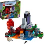 Lego� 21172 minecraft? le portail en ruine jouet pour fille et gar�on de 8 ans avec figurines de steve ...