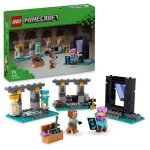Lego 21252 minecraft l?armurerie jouet avec forge darmes avec personnages de jeu vido alex minifigurine ...