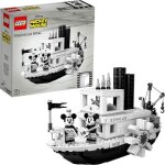 Jouet cratif lego - steamboat willie vintage collection - noir blanc - 751 pices - a monter soi - mme ...