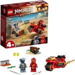 Lego 4 + ninjago 71734 la moto de kai - jeu de construction - 54 pices - enfant 4 ans et plus