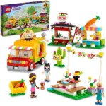 Lego 41701 friends le march de street food avec jouet camion tacos et bar  jus ide de cadeau cratif ...