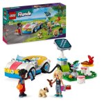 Lego 42609 friends la voiture lectrique et la borne de recharge jouet de voiture avec les figurines ...