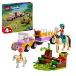 Lego 42634 friends la remorque du cheval et du poney jouet avec figurines liann zoya et 2 figurines ...