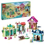 Lego 43246 disney princess les aventures des princesses disney au march jouet avec 4 mini poupes : ...