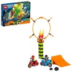 Lego� 60299 city stuntz le spectacle des cascadeurs motos � r�trofriction cercle de feu figurine duke ...