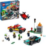 Lego 60319 city fire le sauvetage des pompiers et la course - poursuite de la police voiture jouet camion ... Lego 60319 city fire le sauvetage des pompiers et la course - poursuite de la police voiture jouet camion ...