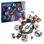 Lego� 60433 city la station spatiale modulaire jouet avec navette exploration de lespace avec 6 minifigurines ...