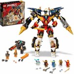 Lego 71765 ninjago le robot ultra combo ninja 4 en 1 voiture jet tank et 7 minifiguresavec bannire ...