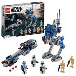 Lego - 75280 star wars set de jeu les clone troopers de la 501me lgion et marcheur at - rt