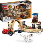 Lego 76945 jurassic world la poursuite en moto de l?atrociraptor dinosaures 2 bbs dinos et minifigurines ...
