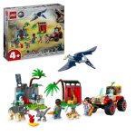 Lego 76963 jurassic world le centre de sauvetage des bbs dinosaures jouet avec figurines triceratops ...