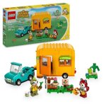Lego animal crossing 77054 caravane et stand de jardinage de racine - jouet voiture