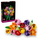Lego botanicals 11501 le bouquet de tulipes - set de construction pour adulte - cadeau