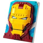 Lego brick sketches - lego - iron man (40535) - lot de 200 esquisses - plaque 305x406 cm - crochet mural ...
