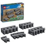 Lego city - lot de 20 rails flexibles - 6230584