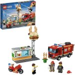 Lego� city 60214 l?intervention des pompiers au restaurant de hamburgers caserne avec camion jouet pour ...