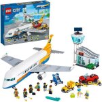 Lego� city 60262 lavion de passagers jouet a�roport figurine pilote avion de ligne lego voiture jouet ...