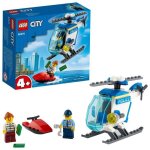 Lego� city 60275 lh�licopt�re de la police jouet avec minifigurines policier jet - ski