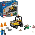 Lego city 60284 le camion de chantier jouet engin de chantier chargeur frontal brouette