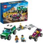 Lego� city 60288 le transport du buggy de course jouet camion transporteur de voiture tout - terrain ...