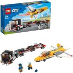Lego� city 60289 le transport davion de voltige id�e cadeau camion de transport jouet enfants de 5 ans ...