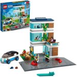 Lego city 60291 la maison familiale jeu de construction cologique avec plaques de route et figurines ...