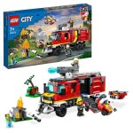 Lego city 60374 le camion d?intervention des pompiers jouet avec drones modernes et figurines
