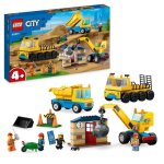 Lego® city 60391 les camions de chantier et la grue à boule de démolition jouet de engin de construction ... Lego® city 60391 les camions de chantier et la grue à boule de démolition jouet de engin de construction ...