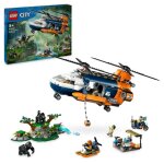 Lego� city 60437 l?h�licopt�re de l?explorateur de la jungle au camp de base d�s 8 ans