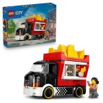 Lego city 60488 le food - truck de frites - jouet de construction d�s 5 ans - id�e cadeau