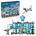 Lego city 60502 l?a�roport et l?avion - jeu de construction pour gar�on ou fille d�s 8 ans