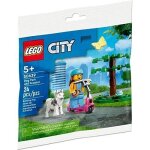 Jeu de construction - lego - 30639 - parc � chiens - trottinette - figurines incluses