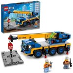 Lego city la grue mobile 60324 - camion jouet engin de chantier avec plaque de route - cadeau garons ...