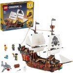 Lego creator 3 - en - 1 31109 le bateau pirate jouet figurine animaux marins jouet requin figurine squelette ...