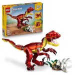 Lego creator 3 - en - 1 31379 le dinosaure f�roce - jeu de construction d�s 8 ans - cadeau