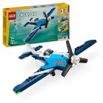 Lego creator 31160 3 - en - 1 aronef : l?avion de course - jeu de construction ds 7 ans