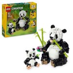 Lego creator 31165 3 - en - 1 animaux sauvages : la famille de pandas jeu pour fille d�s 8 ans