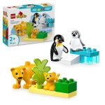 Lego duplo ma ville 10442 familles d?animaux sauvages : pingouins et lions - jeux dveil