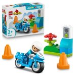 Lego duplo ma ville 10471 la moto de police bleue - jouet pour gar�on ou fille d�s 2 ans