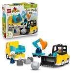 Lego duplo ma ville 10475 les vhicules de chantier 3 - en - 1 - jeu 2 ans