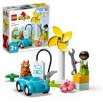 Lego duplo ma ville 10985 l?olienne et la voiture lectrique jouet voiture pour enfants ds 2 ans