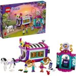 Lego friends 41688 la roulotte magique avec cheval et mini - poupe jouet parc d?attraction pour enfants ...