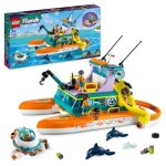 Lego� friends 41734 le bateau de sauvetage en mer jouet avec figurines de dauphins et sous - marin