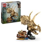 Lego jurassic world 76969 les fossiles de dinosaures : le cr�ne du tric�ratops - jeu 9 ans