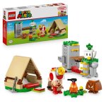 Lego super mario 72040 campement du capitaine toad - jouet de construction d�s 6 ans
