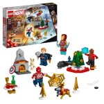 Lego marvel 76267 le calendrier de l?avent des avengers 2023 24 cadeaux incluant captain america spider ...