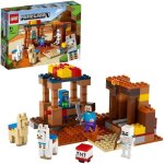 Lego minecraft 21167 le comptoir dchange jouet avec figurines steve squelette et lamas