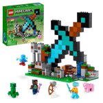 Lego minecraft 21244 l?avant - poste de l?�p�e jouet et figurines creeper squelette pour enfants