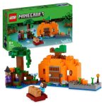 Lego minecraft 21248 la ferme citrouille jouet de maison avec figurines steve et sorcire